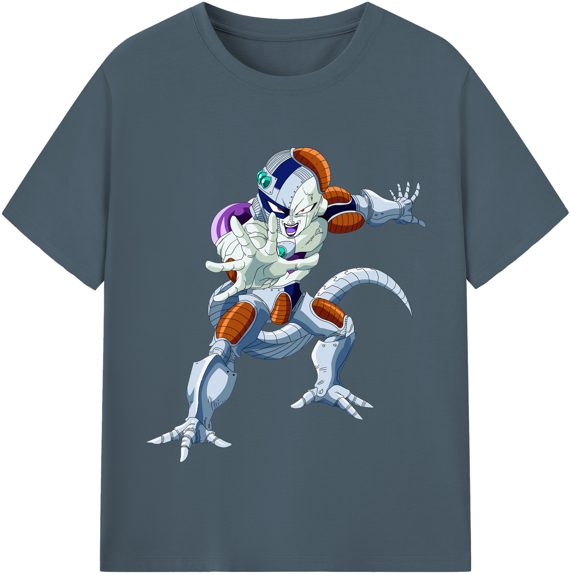 （画像用） ドラゴンボール フリーザ DRAGON BALL Frieza 綿100％半袖Tシャツ（フロントプリント）